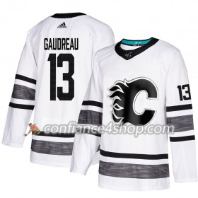 Adidas Maillot de Hockey Calgary Flames Johnny Gaudreau 13 2019 All-Star Blanc Authentic - Homme